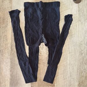 Hanes gray tights pantyhose out of the package size S